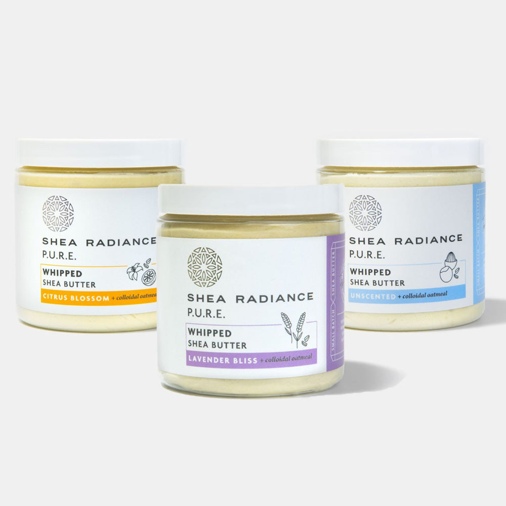 Whipped Shea Body Butter with Colloidal Oatmeal for Dry and Sensitive Skin