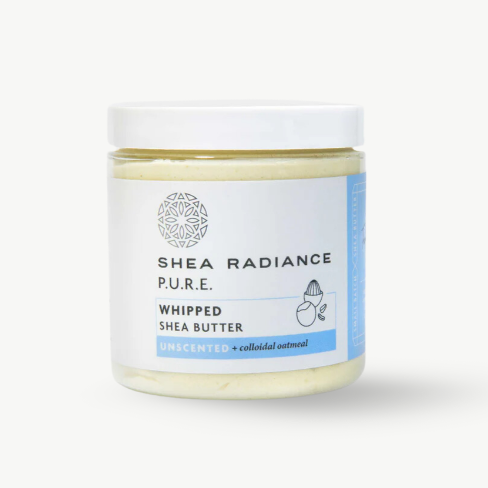 Whipped Shea Body Butter with Colloidal Oatmeal for Dry and Sensitive Skin